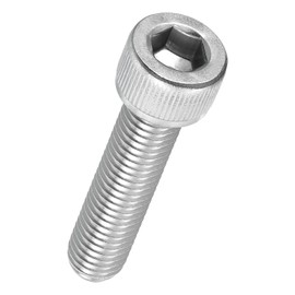 Kozelo Pack of 5 Cylinder Screws with Hexagon Socket - [M10-1.5 x 50 mm] 304 Stainless Steel Full Thread Allen Socket Screw for Electric Motor 3D Printing Fan Motor Replacement, Silver