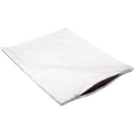 Twill ticking 40 x 60 cm, with zip. 100% cotton, white, ideal for filler of cushions, ticking = empty cushion cover 60 x 40 cm)