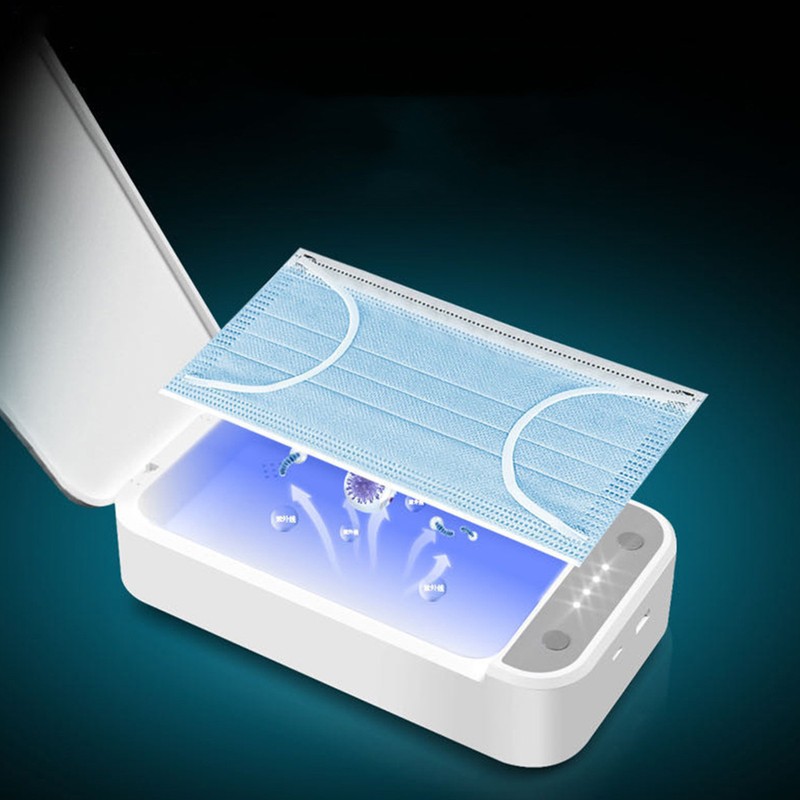 UV Cleaning Box USB Rechargeable Voice Broadcast Portable UV Cleaner
