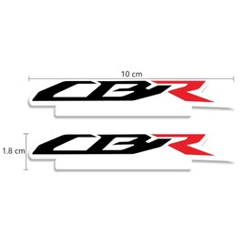 Motorcycle Fairing Sticker Decal, Reflective Vinyl Decal CBR with Strong Stickiness, Sticker CBR Fairing Decal for Honda CBR600RR CBR1000RR Fairing Kit Stickers Decals,White Black Red
