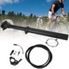 7075 Aluminium Alloy Black Road Bicycle Wire Control Oil Pressure