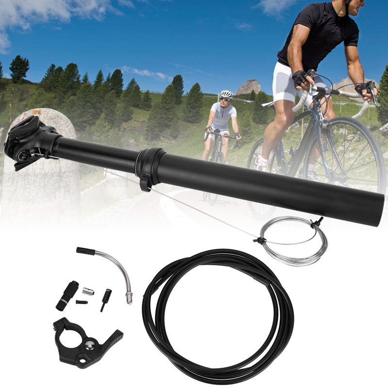 7075 Aluminium Alloy Black Road Bicycle Wire Control Oil Pressure