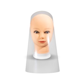 Hygloss Products Face Shield Plastic Sheets High Clarity .7 Mil Polyester for DIY Arts and Crafts, Stencils-50, 8.5 x 11 Inches, Clear