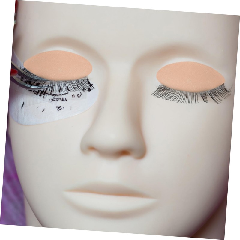 TOVINANNA 3pairs Removable Eyelids for Eyelash Practice Mannequin Replacement Modules