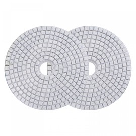 sourcing map Diamond Polishing Pad 5-Inch 50 Grits Wet/Dry Grinding for Stone Concrete Marble Countertop Floor 2pcs