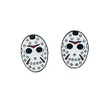 Jason Vorhees Hockey Mask Stud Earrings