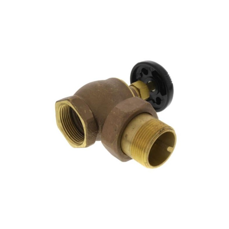 Steam Radiator Valve, Air Vent Temperature Control, 1-1/4" FIP x