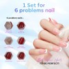 Modelones Juego de esmalte de uñas en gel y base,