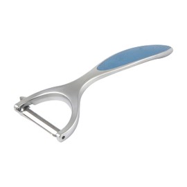 Wiltshire Colour Rush Y-Peeler, Chrome Plated, Anti-Slip Comfortable Soft Grip Handle, Sharp Stainless Steel Blade, Potato Peeler, Fruit, Carrot, Apple, Heavy Duty & Durable, Blue, 15x6.5x1.2cm