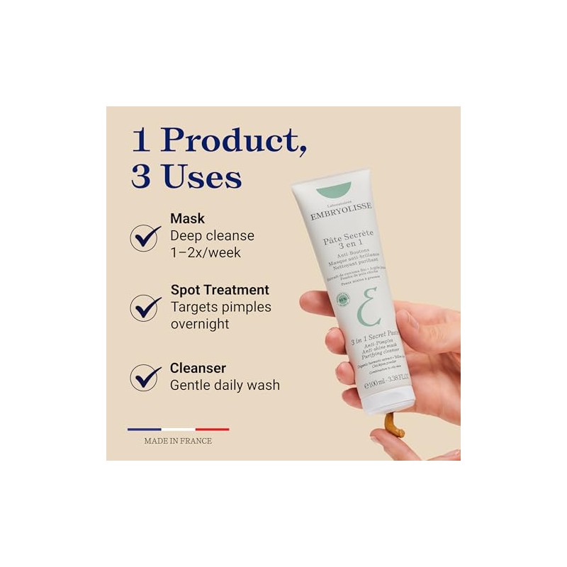 Embryolisse by Embryolisse, 3-In-1 Secret Paste -100ml/3.4oz