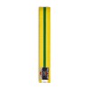 Playwell Martial Arts Cotton Striped Coloured Grading Belt - Yellow