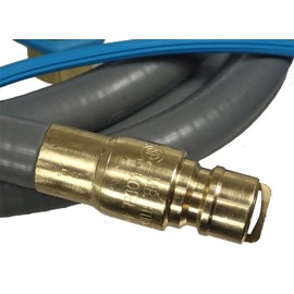 M.B. Sturgis Inc. 1/2" ID Ball Valve Quick Disconnect Natural Gas Grill Connector Kit (15 Feet)