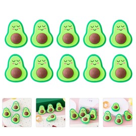 NUOBESTY Avocado Erasers Avocado Erasers Avocado Erasers for Pencils Pen Pencil Eraser Children Cartoon Erasers Fruit Erasers