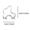 WJSYSHOP Airplane Shaped Cookie Cutter