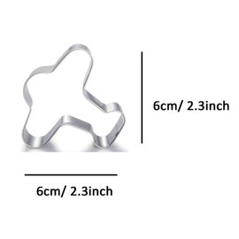WJSYSHOP Airplane Shaped Cookie Cutter