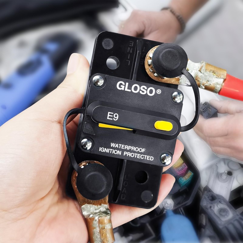 GLOSO Circuit Breaker E93 Breaker Extended Surface Mount 3/8" Diagonal