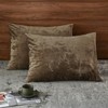 PHF Truly Velvet Pillowcases King Size, No Insert, 2 Pack