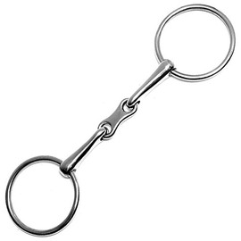Lorina Loose Ring French Link Snaffle Bit 6 inch Silver