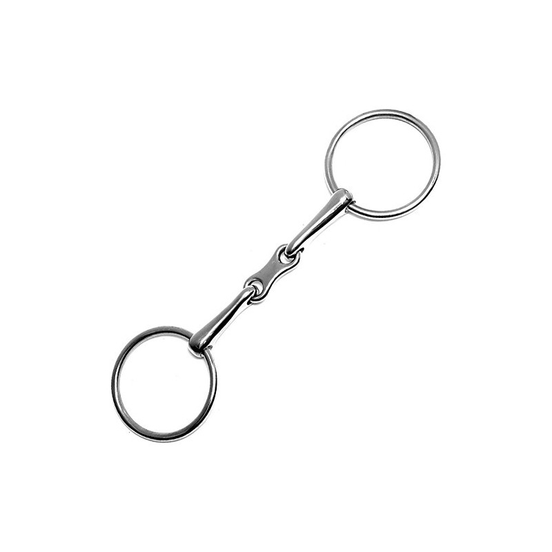 Lorina Loose Ring French Link Snaffle Bit 6 inch Silver