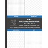 4-in-1 Multi-Grid Graph Paper Notebook: Square, Isometric, Hexagonal, Dot