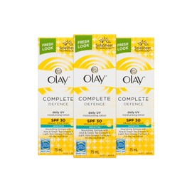 Olay Complete SPF 30 Daily UV Protection Moisturising Lotion for Sensitive Skin 75 ml (Pack of 3)