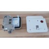 FIC 2 White RV Entry Door Lock Handle Deadbolt Keyed