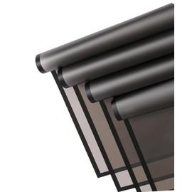 LINGAIXINYUE 20 Sheets 22.8x22.8 Inch Flower Wrapping Paper - Waterproof Floral Bouquet Wrapping Paper, Florist Supplies Packaging Paper for Wedding Birthday Gift DIY(Translucent Black)