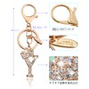 [Looking] Women Keychain Cute Stylish Alphabet Key Ring Pink Initial