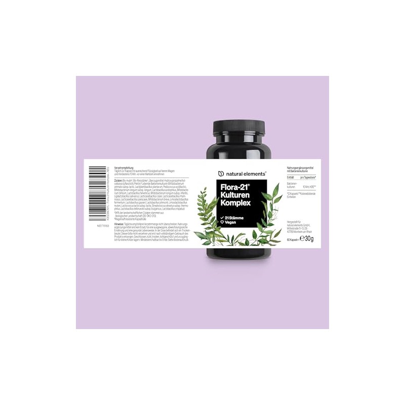 natural elements Flora 21 Culture Complex - 21 Bacterial Strains