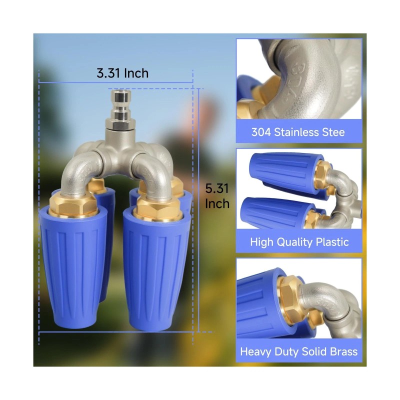 Jeogejin 4-in-1 Turbo Nozzle Pressure Washer,Quadrup