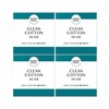 Happy Bath Original Collection Clean Cotton Soap 90g x 4 packs (WB6BF1E) / 해피바스 오리지널 컬렉션 클린코튼 비누 90g x 4개입 (WB6BF1E)