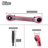 LDCRE HVAC Service Wrench Set, Air Conditioner Valve Curved Ratchet