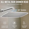 G-Promise - Cabezal de ducha de lluvia extragrande de metal
