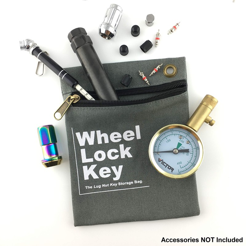 Wheel Lock Key Storage Bag - Easily and Safely Keep
