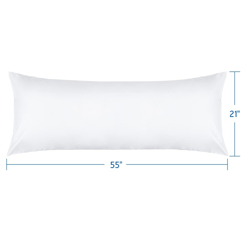 Waterproof Body Pillow Cover, Body Pillow Size Protectors Zippered Pillow