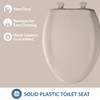 Bemis Classic Colors Slow Close Toilet Seat, Easy Clean Hinges