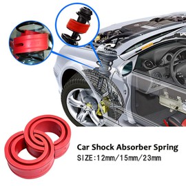 LEXOR Universal Suspension Spring Rubber Spacer Rubber Suspension Shock Absorber Shock Absorber Height Adjustment Height Up Low Down Down Suspension 0.5 inch (12 mm) Set of 2