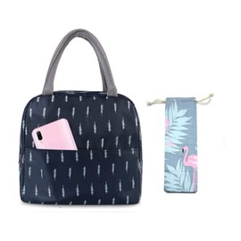 Insulated Lunch Bag Tote Bag for Women Wide Open Insulated Cooler Bag Water-Resistant Thermal Leak-Proof Lunch Organizer for Men Girls Children Outdoor Picnic Work (Plume)