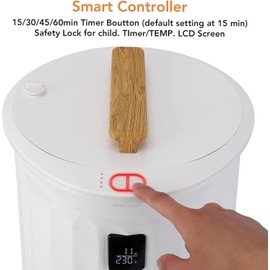 CHEINAUTO Towel Warmer Bucket, White