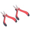 2pcs Hair Extensions Plier Ergonomic Handle Skid Resistance 2 Holes