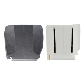 SecosAutoparts Driver Side Foam Cushion & Bottom Cloth Replacement Seat Cover Compatible with Dodge Ram 1500 2500 3500 SLT 2001 2002 2003 2004 2005 Dark Gray