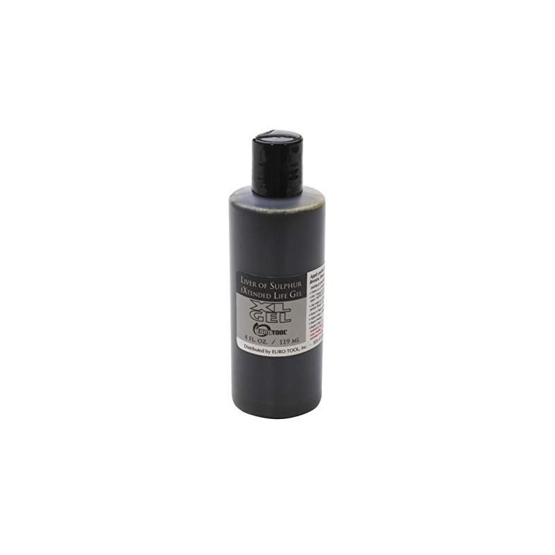EURO TOOL Liver Of Sulphur Gel, 4 Ounce Squeeze Bottle