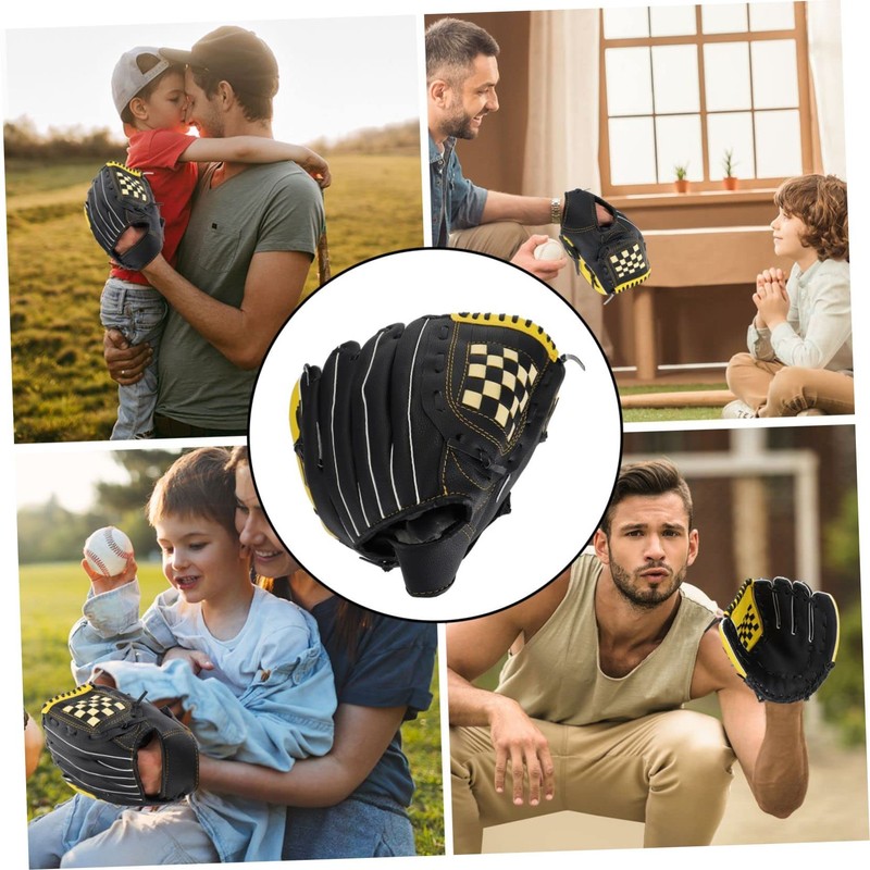 Mikinona 1Pc Softball Baseball Glove Lightweight Protective Mitt for Youth