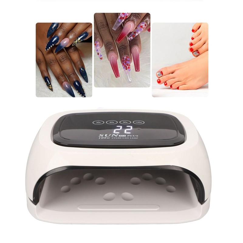 Nail Lamp 108W 4 Modes 42pcs Light Chips Professional LED