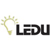 LEDU Flex-Reach Domed LED Desk Lamp, Black (L9142BK)