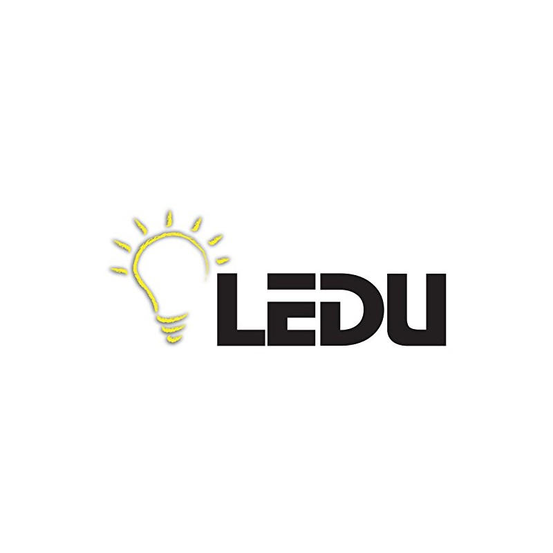 LEDU Flex-Reach Domed LED Desk Lamp, Black (L9142BK)