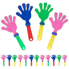 JJQHYC Pack of 20 Plastic Clapping Hand Cheering Noisemaker Clapping for Sports Events Clapping Hands for Party Carnival