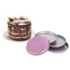 Zenker creative studio Schichtkuchenblech Set, runde Backformen, Backbleche mit Antihaftbeschichtung,