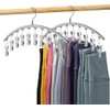 JZS 2 Pack Metal Pants Hangers Clothes Hanger for Closet,Rubber