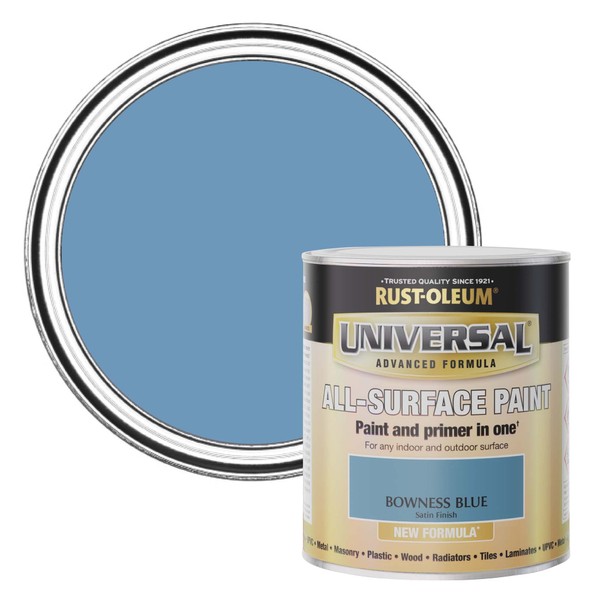 Rust-Oleum Universal Paint Satin Bowness Blue 750ml